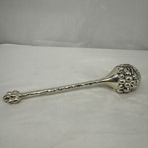 Silea silver plated bubble‎ keeper wine stopper champagne fizz France grapes VGC